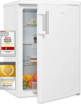 Produktbild von Exquisit Kühlschrank KS16-V-H-010D weiss | Standgerät | 133 l Volumen | Weiß
