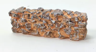 Produktbild von Miniatur Steinmauer aus Poloyresin für Weihnachtskrippe. 11,5x3,5x3 cm