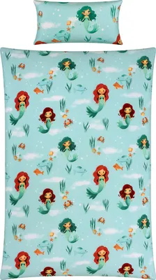 Produktbild von REDBEST Kinder-Bettwäsche türkis 1x 135x200 cm + 1x 40x80 cm