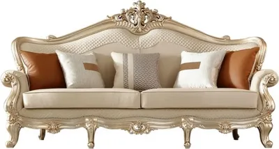 Produktbild von Klassische 3-Sitzer Ledercouch Stilvolles Wohnzimmer Ledersofa
