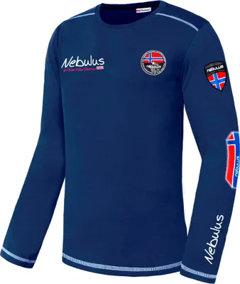 Productafbeelding van Nebulus Sweater met lange mouwen, model BOOGY, voor heren, longsleeve, marineblauw, maat XL