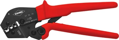Produktbild von Crimpzange L.250mm 2x6,2x10,2x16 (AWG 2x10,2x7,2x5) mm² KNIPEX