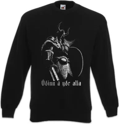 Produktbild von Urban Backwoods Viking Battlecry, Sweatshirt, Farbe: Schwarz, Größe: XL