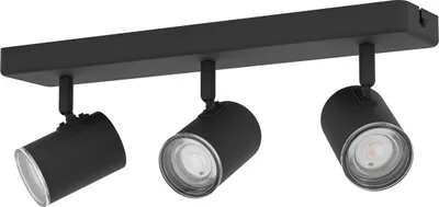 Obrázok produktu pre Eglo svetlá 3 reflektory Consuma 1 čierna 40 x 13 cm