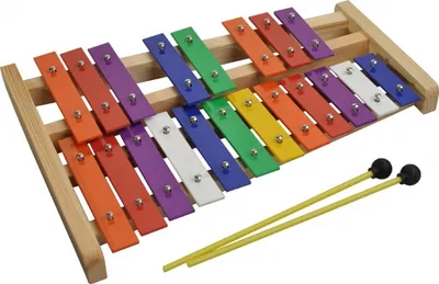 Produktbild von Steinbach Glockenspiel 20 bunte Klangplatten chromatisch