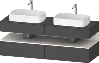 Produktbild von DURAVIT QA4779084490010 QTG KWTU WH Ek. 1600x550x600 Gt Mt.