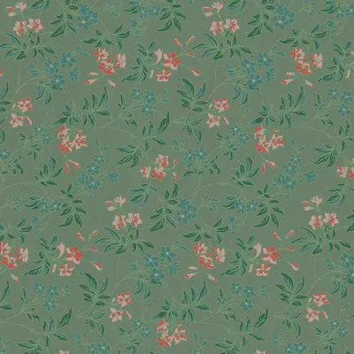 Immagine prodotto di Profhome 390631-GU Carta da parati floreale opaca verde arancione rosa blu-verde 5,33 m2