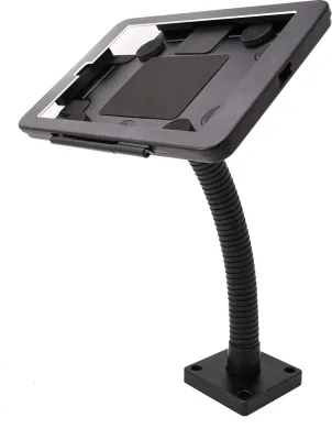 Produktbild von SYSTEM-S Tischständer 360° Halterung abschließbar flexibel für iPad Mini 6 (2021) Schwarz