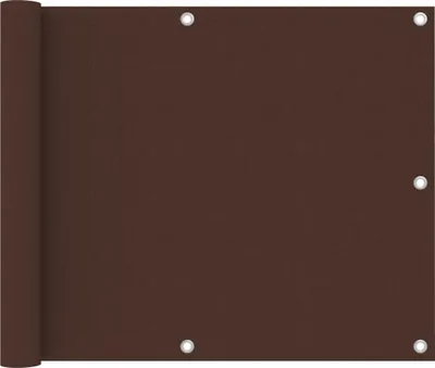 Produktbild von Balkon-Sichtschutz Braun 75x300 cm Oxford-Gewebe