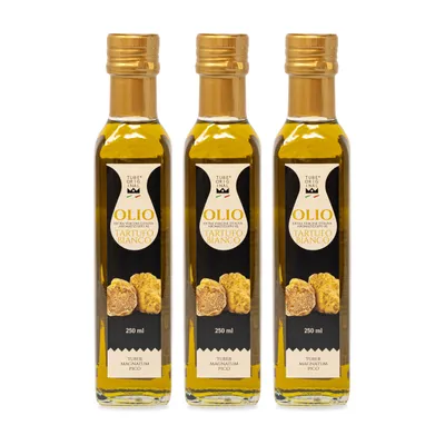 Productafbeelding van TubeORIGINAL Extra vierge olijfolie gearomatiseerd met witte truffel – Voordeelpak 3 stuks (3 × 250 ml)