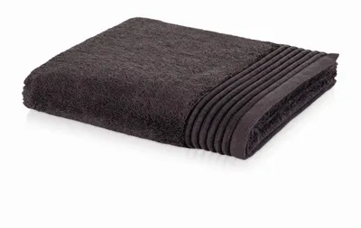 Produktbild von Möve Handtücher Uni Loft mit Chenillebiesen Anthrazit 50x100