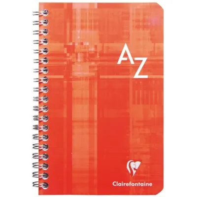 Produktbild von Clairefontaine Registerbuch PP Spir kar 9x14 90Bl