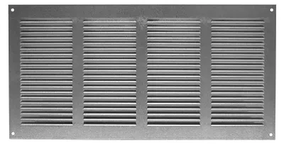 Produktbild von Europlast MR4020Zn – Lüftungsgitter aus Metall, 400x200mm, verzinkt
