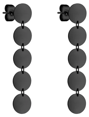 Produktbild von Liebeskind Berlin -Hängeohrringe Edelstahl (schwarz)