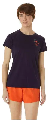 Produktbild von Asics - "Fujitrail" T-Shirt für Damen, kurzärmlig PP10695 (S) (Veilchen)
