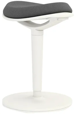 Obrázek produktu pro Kancelářská židle – ergonomická pracovní židle – výškově nastavitelná (56,5–71,5 cm) – otočná – potažená síťovinou – bez polstrování – šedá