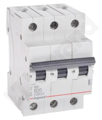 Produktbild von Legrand RX3, Miniatur-Leistungsschalter, Typ B, IP20, 360 - 440 V