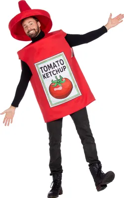 Produktbild von Flasche Ketchup Erwachsenenkostüm (Einheitsgröße)
