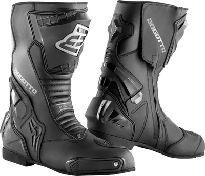 Produktbild von Bogotto Assen WR 2.0 wasserdichte Motorrad Stiefel, schwarz, 45
