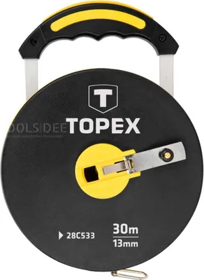 Produktbild von Topex Vermesser 100 mtr Glasfaser 13mm Band
