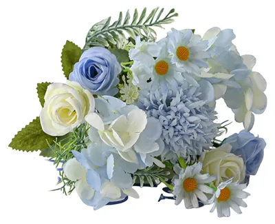 Produktbild von Künstlicher Rosenstrauß (1/5/6 Stück) mit 7 Zweigen, aus Seide, mit grünen Blättern, für Zuhause, Hochzeiten, Partys, Tischdekoration im Innen- und Außenbereich.