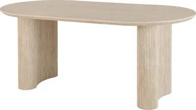 Produktbild von home24 Esstisch - Oval - Travertin Stein Nachbildung