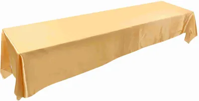 Image de 145x320cm Rectangle Table Cover Table Cover Stain resistant Banquet Wedding Party Decor Gold