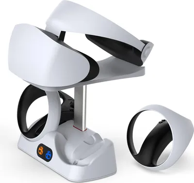 Produktbild von Ladestation mit LED-Anzeige, schnelles Aufladen, magnetische Saugnapf-Aufbewahrungsbasis für VR2-Controller, Griffladung