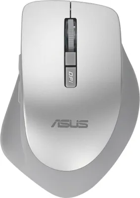 Zdjęcie produktu dla ASUS WT425, Po prawej stronie, Optyczny, RF Wireless, 1600 DPI, Srebrny