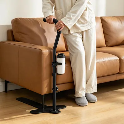 Image de Solidchoice - Support pour personnes âgées avec porte-gobelet