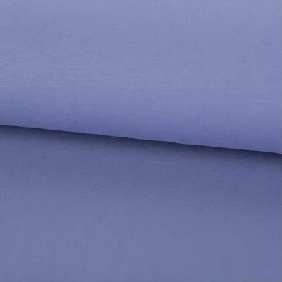 Produktbild von Sweatstoff Meterware Bio Soft dünn lavendel blau 1,5m