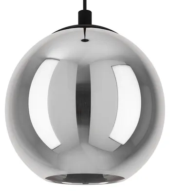 Productafbeelding van EGLO Ariscani, zwart, transparant, zwart, transparant, glas, staal, zwart, voor binnen, IP20