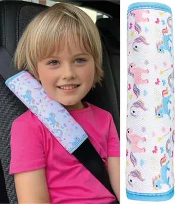 2 Stück Auto Gurtpolster – Weiche Schulterpolster Für Sicherheitsgurte, Schwarz, Waschbar, Für Kinder & Erwachsene