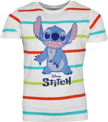 Produktbild von Disney Lilo und Stitch Jungen Kinder kurzarm T-Shirt Shirt – Bunt / 116