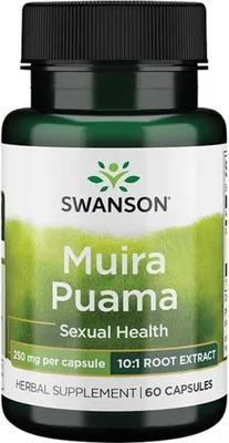 Produktbild von Muira Puama - 10:1 Wurzelextrakt 60 Kapseln Swanson Health Products