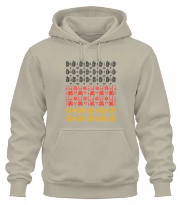 Productafbeelding van : Lederhosen, traditionele shirt, dirndl, hoodie met hartprint, capuchontrui, natuur, maat 3XL
