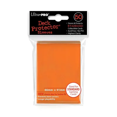 Zdjęcie produktu dla Etui na karty Ultra Pro Deck Protector Solid Orange (50 szt.)
