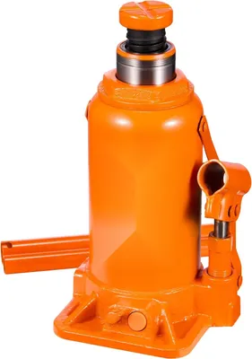 Image de Cric hydraulique à bouteille - Cric à vérin - Capacité de charge 20 t - Plage de levage 225-435 mm - Poids lourd - Pour voiture, SUV, pick-up, tracteur - Orange