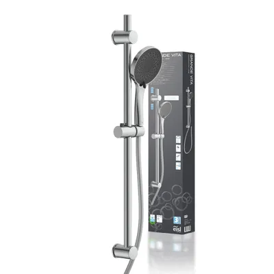 Produktbild von GRANDE VITA Stangenbrause-Set, Chrom/Anthrazit
