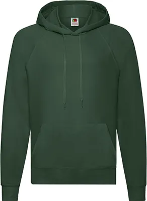 Produktbild von Fruit of the Loom 62-140-0 | Lightweight Hooded Herren Sweatshirt mit Kaputze - Farbe: Bottle Green - Größe: L