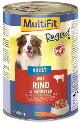 Produktbild von Multi Fit Ragout Adult Rind,Karotte 6x800g