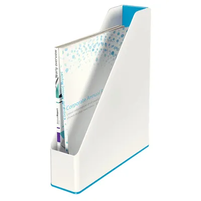 Produktbild von Leitz 53621036, Blau, Weiß, Kunststoff, A4, 272 mm, 318 mm, 430 g
