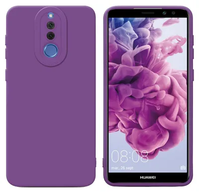 Obrázek produktu pro Cadorabo pouzdro pro Huawei MATE 10 LITE Protective Cover in Purple TPU Silicone Case Cover