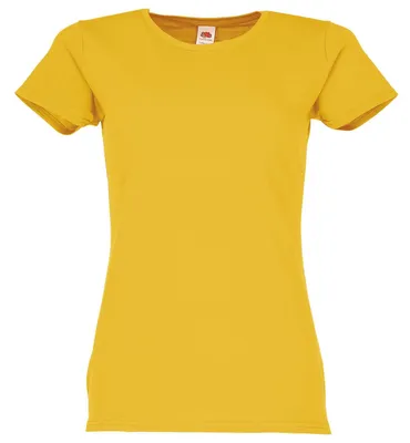 Produktbild von Fruit of the Loom Ladies Iconic 150 T-Shirt Farbe: sonnenblumengelb Größe: M