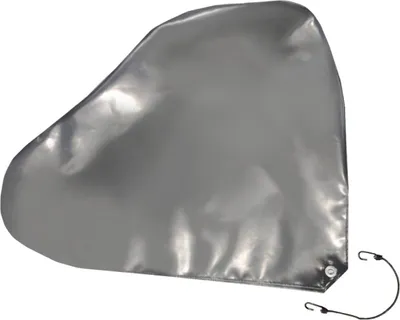 Obrázek produktu pro Kryt na oje z prémiové PVC plachty pro nákladní automobily, 680 g/m², (šedá RAL7037, 88x70 cm pro nebrzděná oje), univerzální ochrana oje, kryt na oje