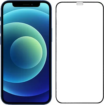 Immagine prodotto di Smartphonica iPhone 12 full cover protezione schermo in vetro temperato con angoli arrotondati