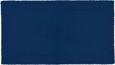 Produktbild von Batex Badematte Badteppich Badvorleger Duschvorleger Badezimmerteppich 60x100cm Duo-Flor marine