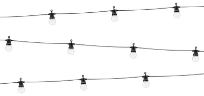 Zdjęcie produktu dla Lampki dekoracyjne LED czarne 5m, Obraz wygenerowany przez AI