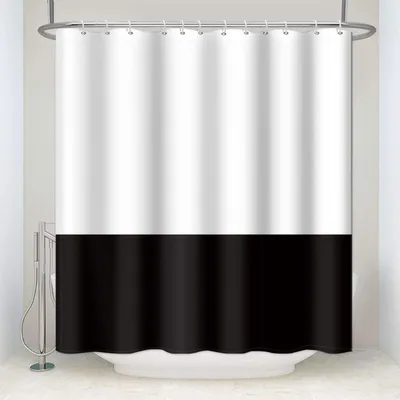 Immagine prodotto di Tenda da doccia impermeabile, 105 x 160 cm, in poliestere, per il bagno