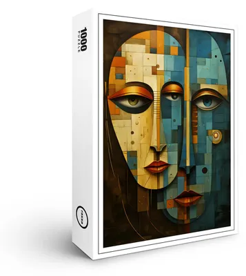 Produktbild von raxxa Premium-Puzzle "Whimsical Divisionism 2", 1000 Teile